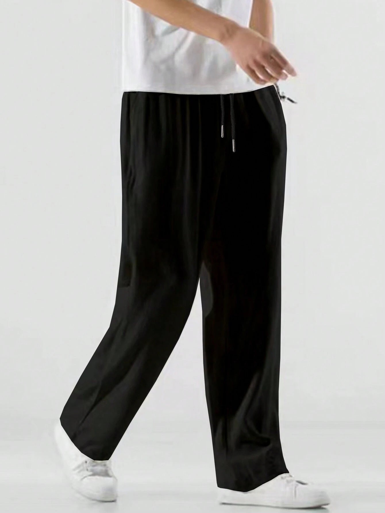 Relax-Fit Pants Black
