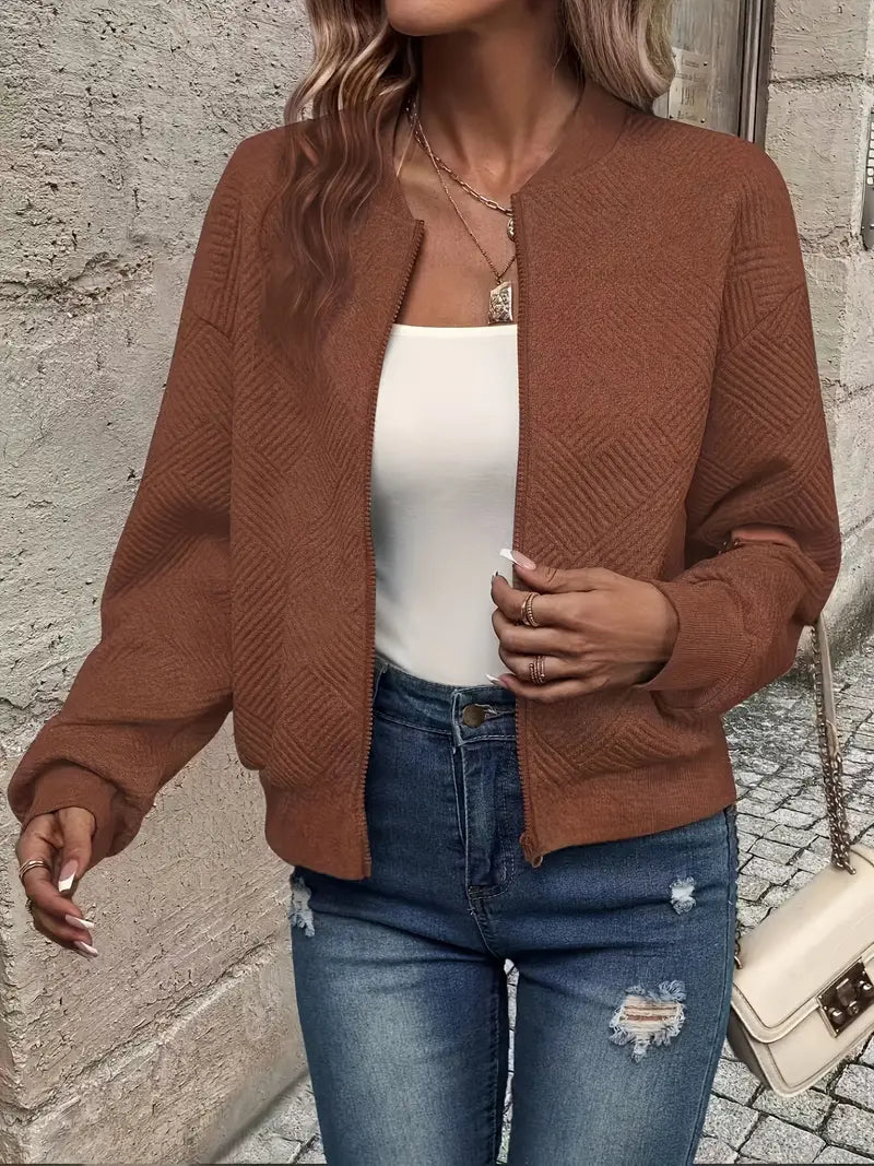 LIVIA™ | Stylish Spring Jacket with Zip for a Fresh Look