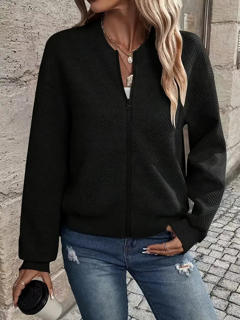LIVIA™ | Stylish Spring Jacket with Zip for a Fresh Look