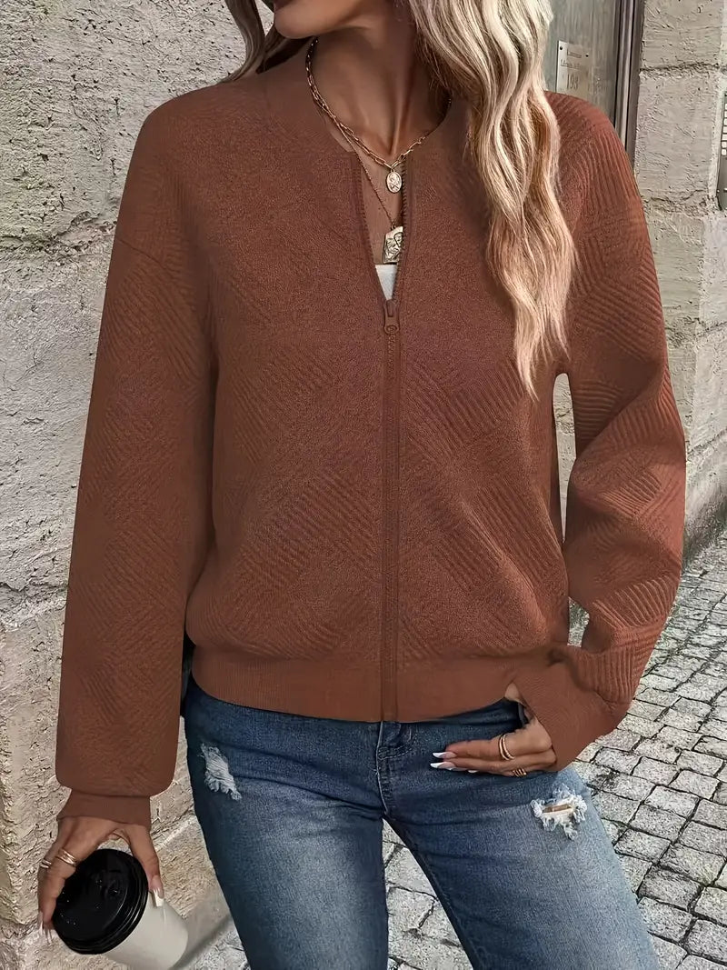 LIVIA™ | Stylish Spring Jacket with Zip for a Fresh Look