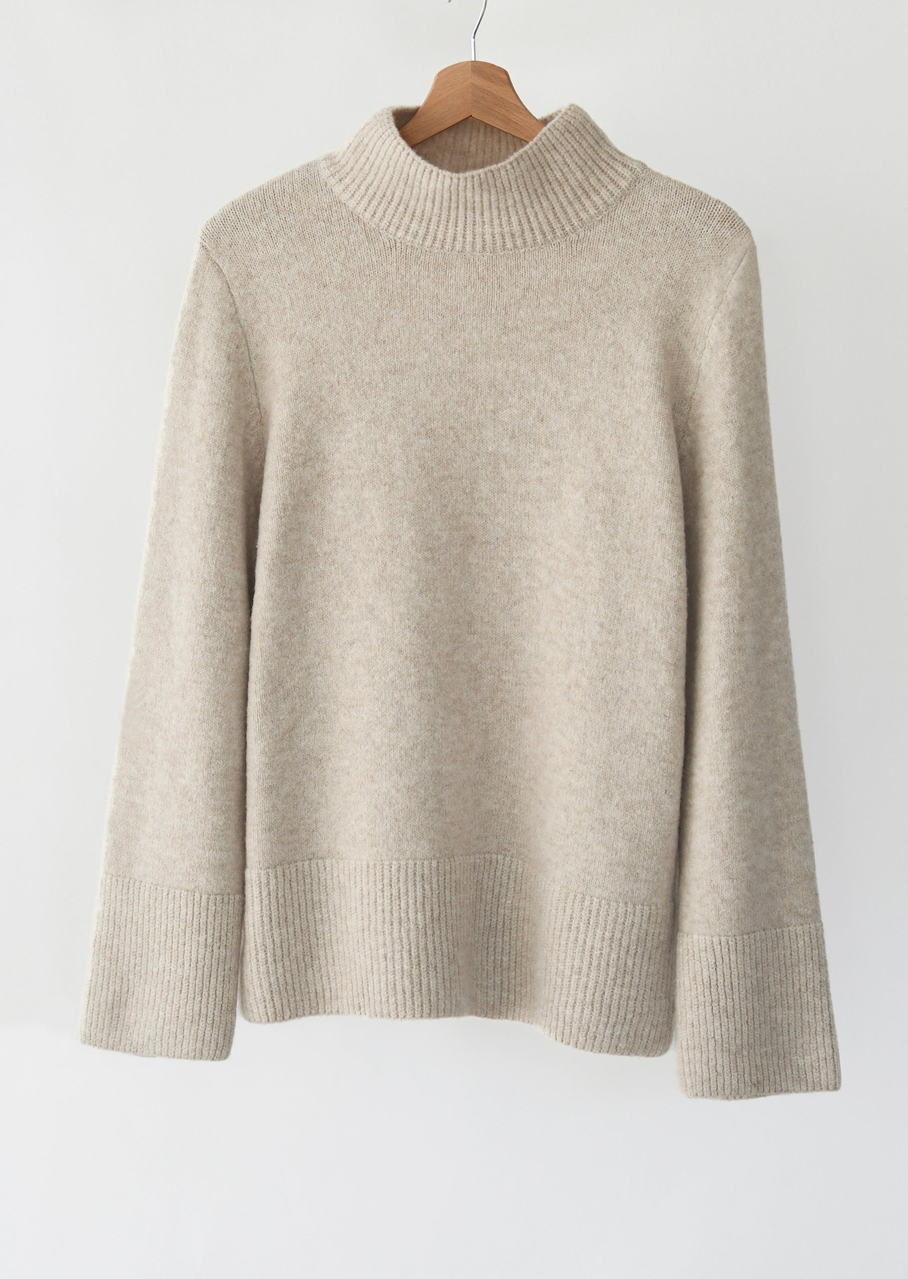 Cozy High Neck Knitted Sweater