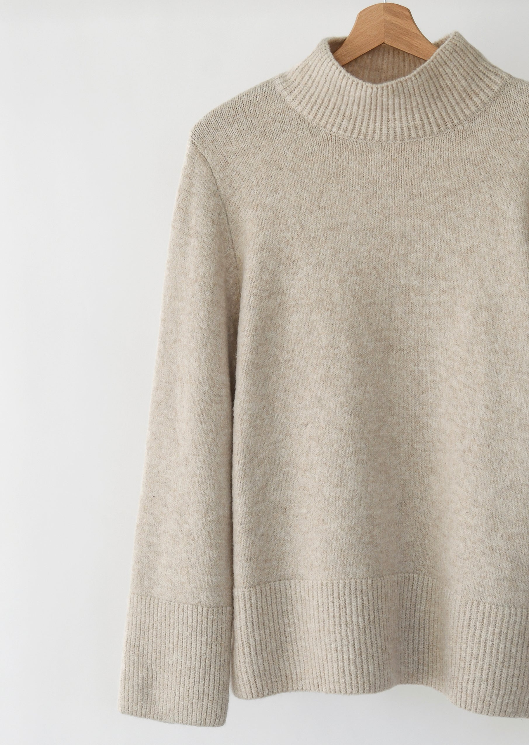 Cozy High Neck Knitted Sweater