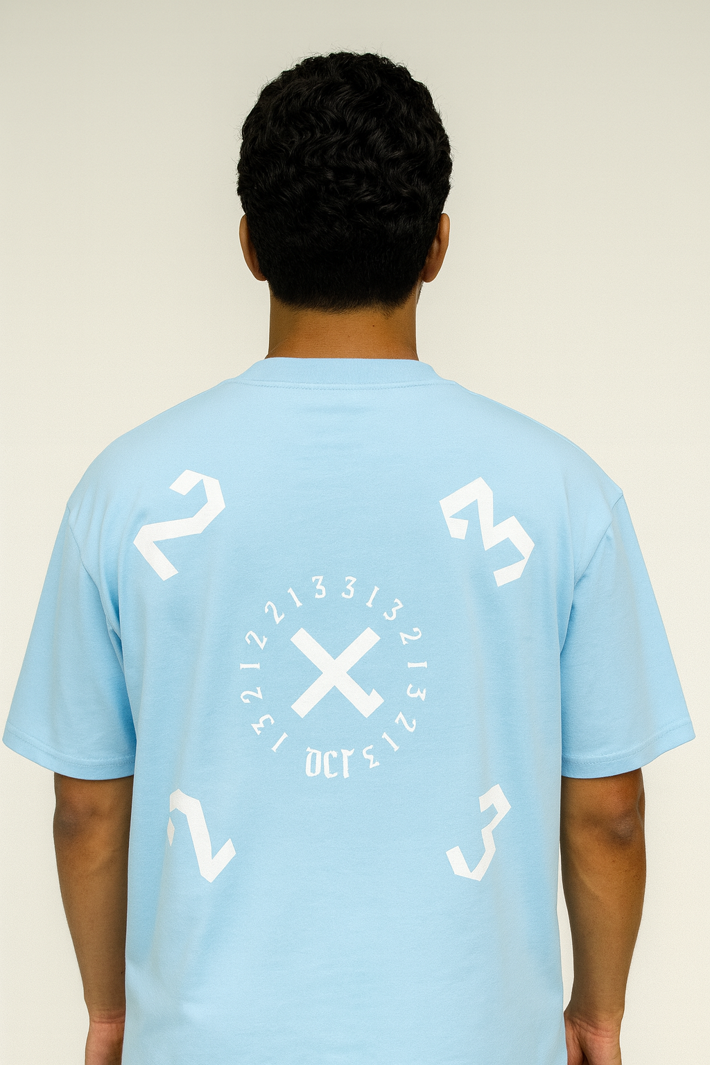 Deux Cent Treize T-shirt Blauw