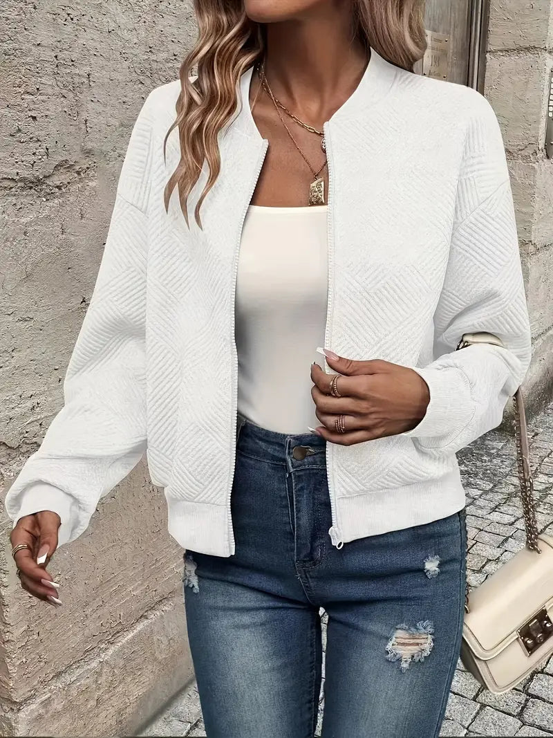 LIVIA™ | Stylish Spring Jacket with Zip for a Fresh Look