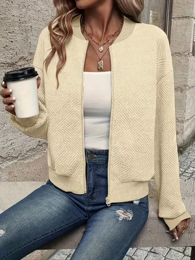 LIVIA™ | Stylish Spring Jacket with Zip for a Fresh Look