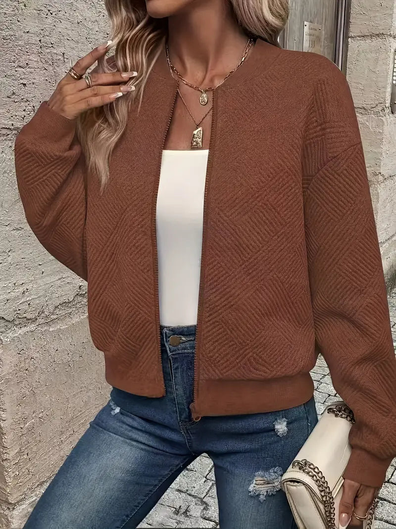 LIVIA™ | Stylish Spring Jacket with Zip for a Fresh Look