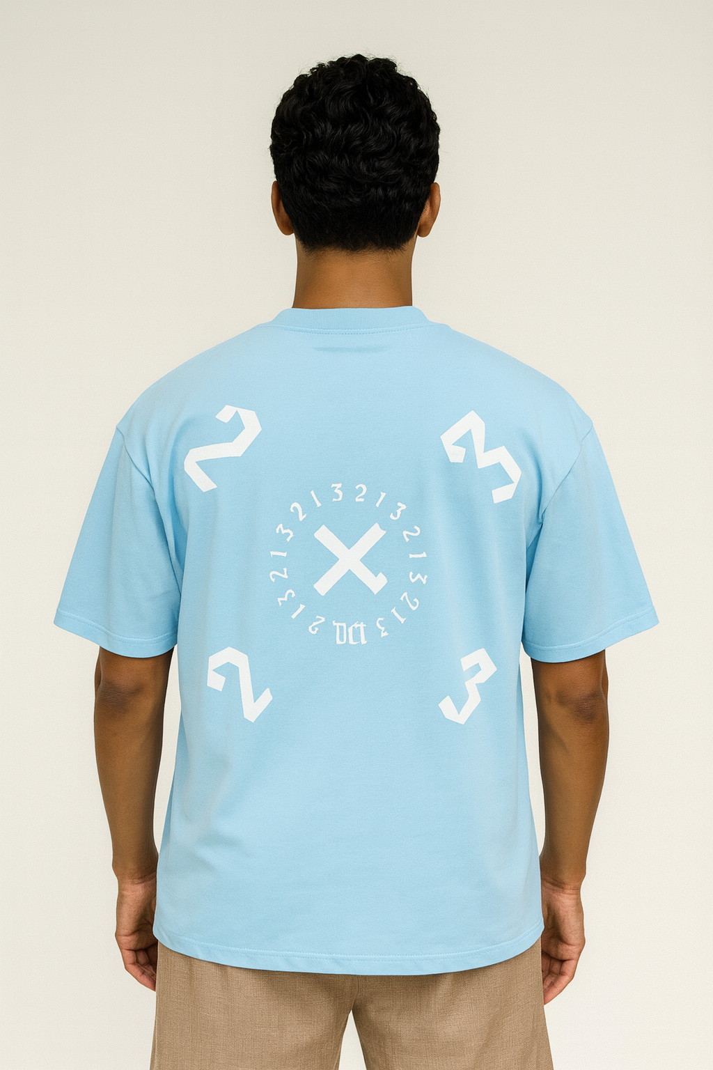 Deux Cent Treize T-shirt Blauw