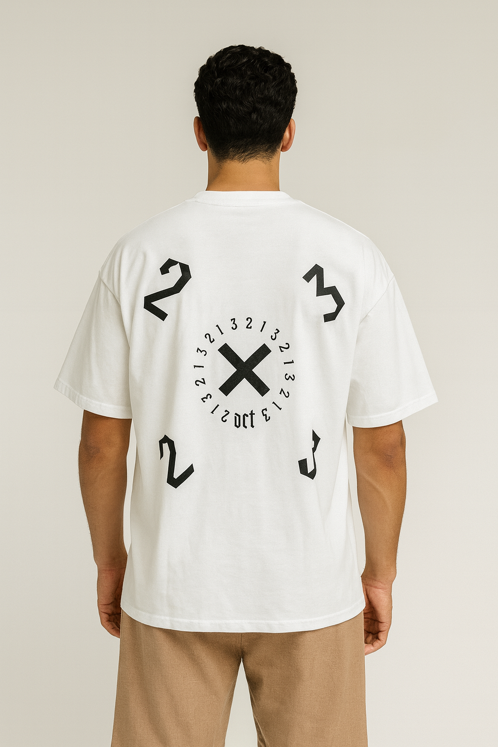 Deux Cent Treize T-shirt Wit