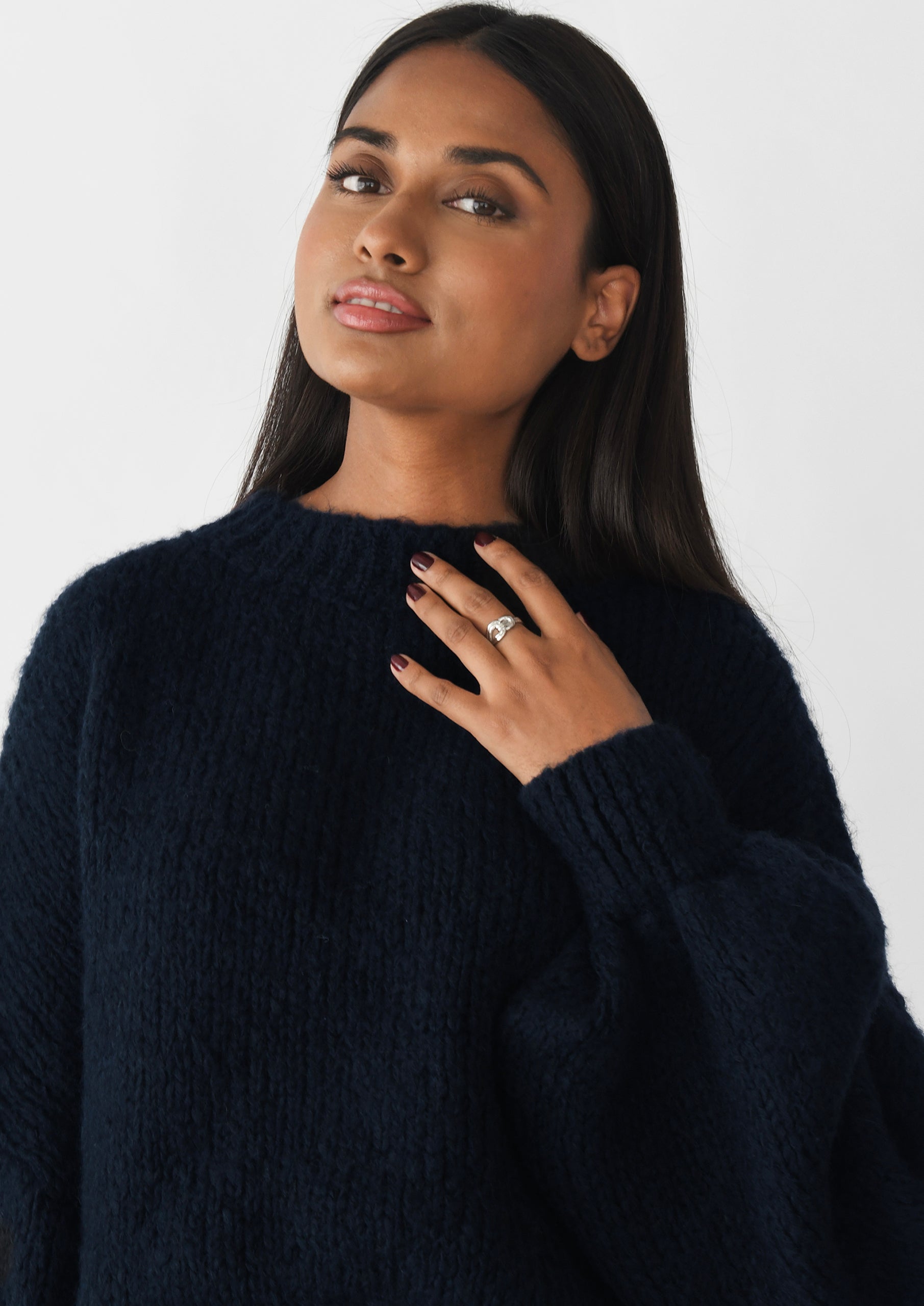 Cozy Knitted Wool Blend Sweater for Ultimate Comfort