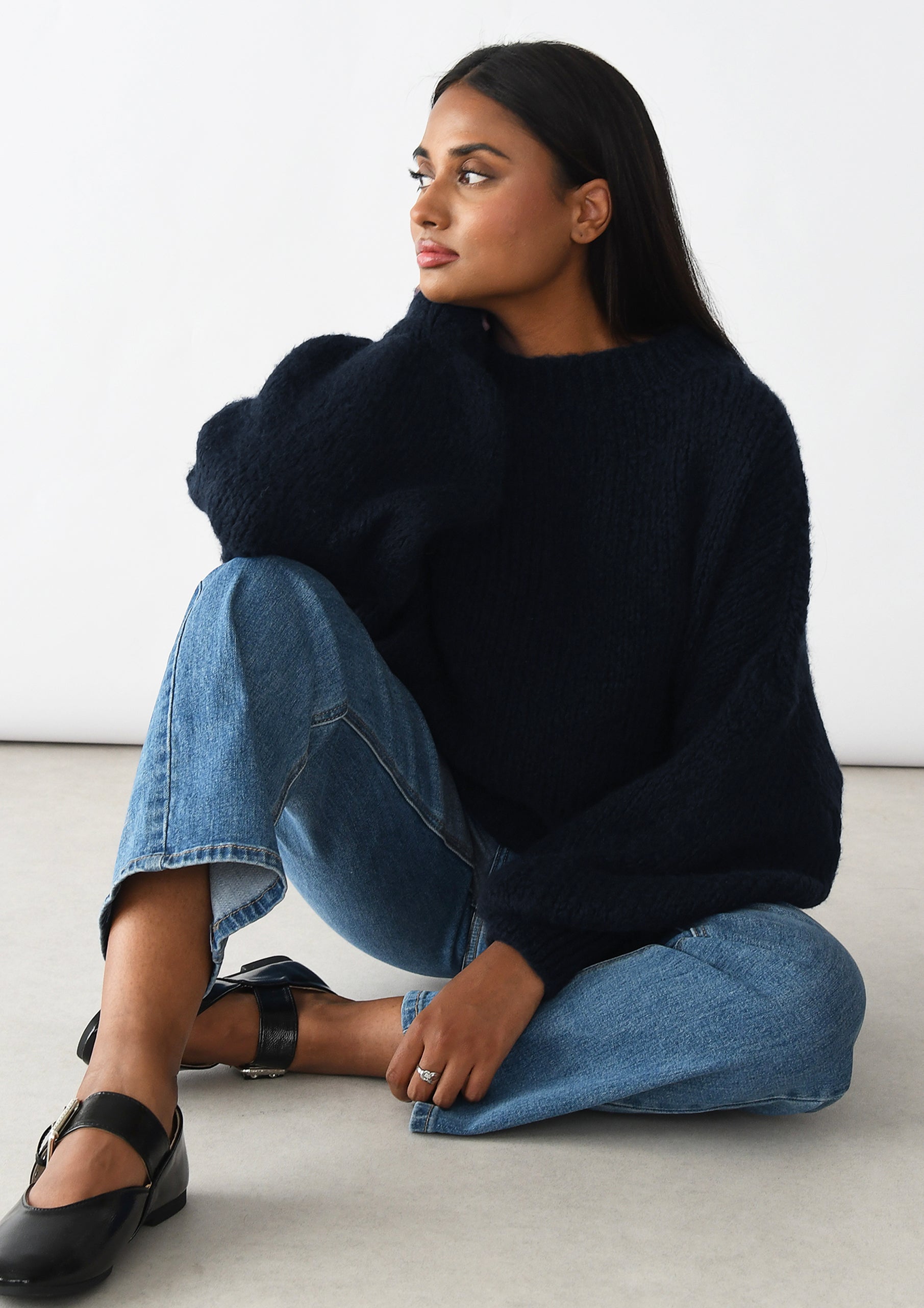 Cozy Knitted Wool Blend Sweater for Ultimate Comfort
