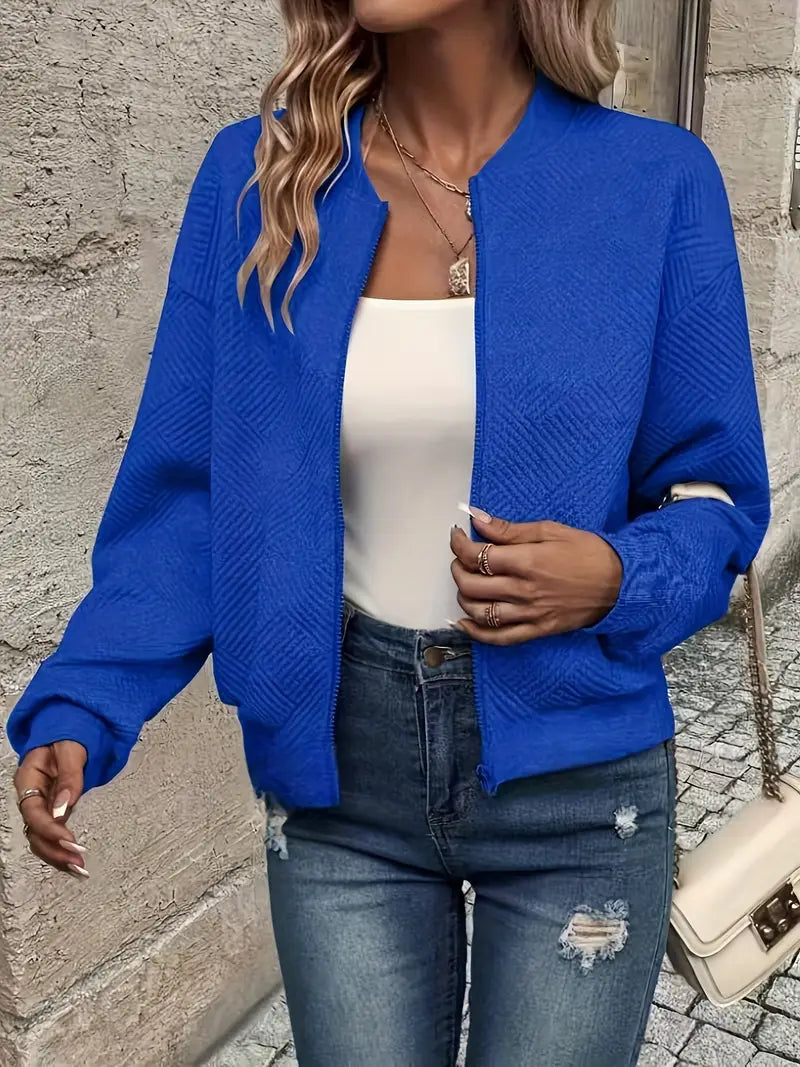 LIVIA™ | Stylish Spring Jacket with Zip for a Fresh Look