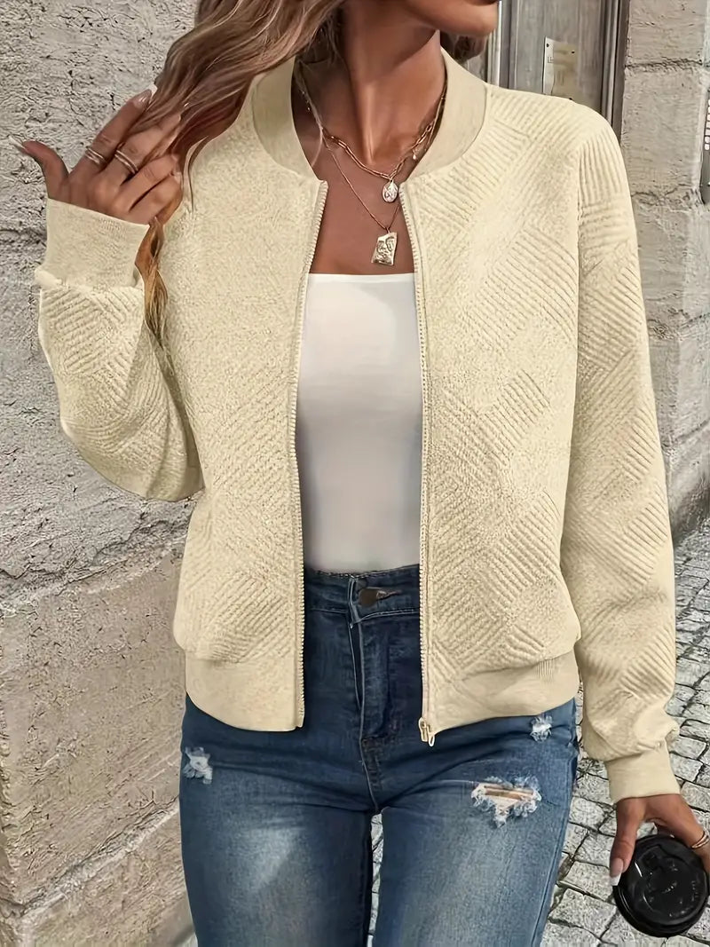 LIVIA™ | Stylish Spring Jacket with Zip for a Fresh Look