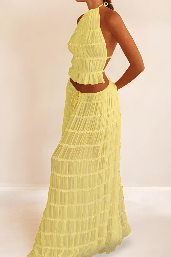 Arabella™ | Elegant Summer Halter Set for a Seductive Look