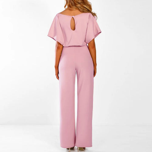 Cassandra™ | Elegant Belted Overalls with Trendy Wide Legs for a Fashionable Look