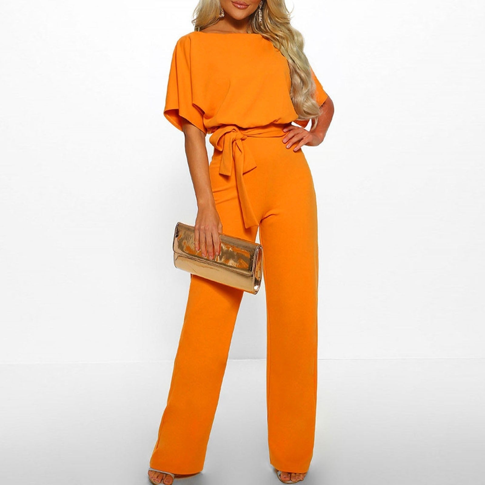 Cassandra™ | Elegant Belted Overalls with Trendy Wide Legs for a Fashionable Look