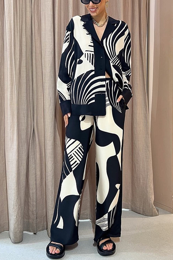 Elegant and Fashionable Wide Leg Pants with Pockets and Elastic Waist